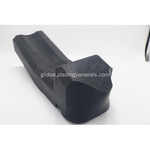 Solid Core Hollow Flex Rubber Pad EPDM solid core hollow flex rubber end piece Factory